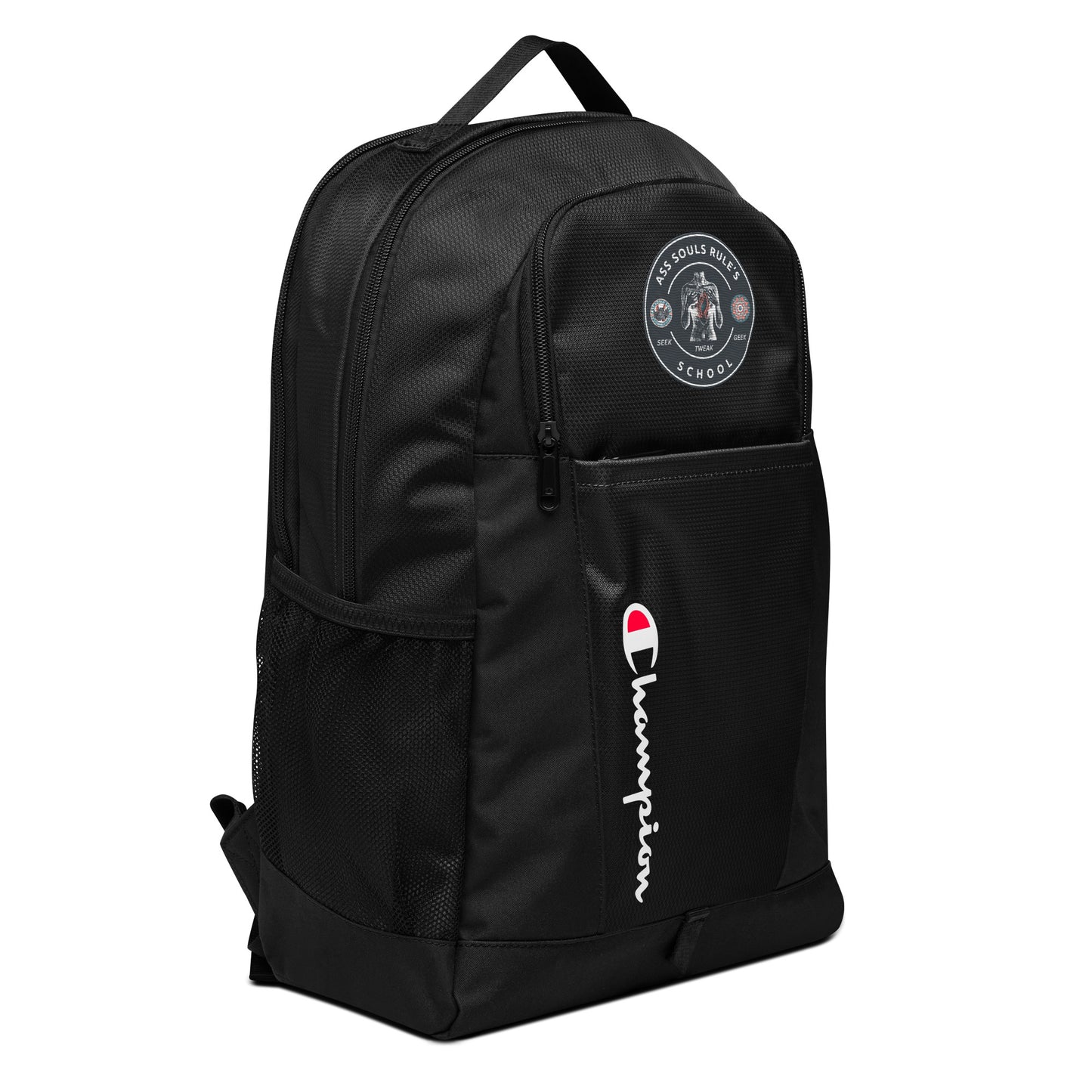 Ass Souls Rule's School champion backpack