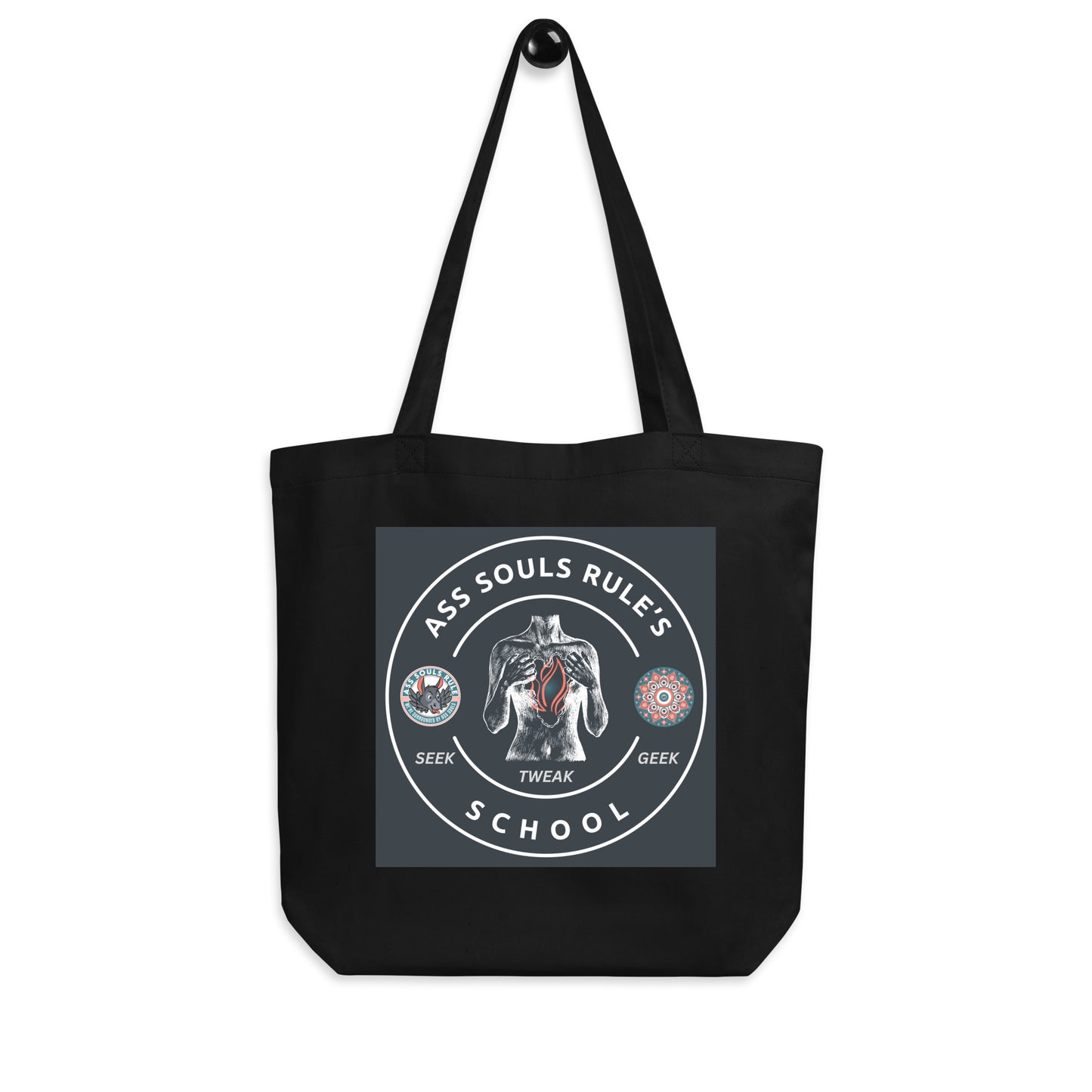 Ass Souls Rule's School eco tote bag