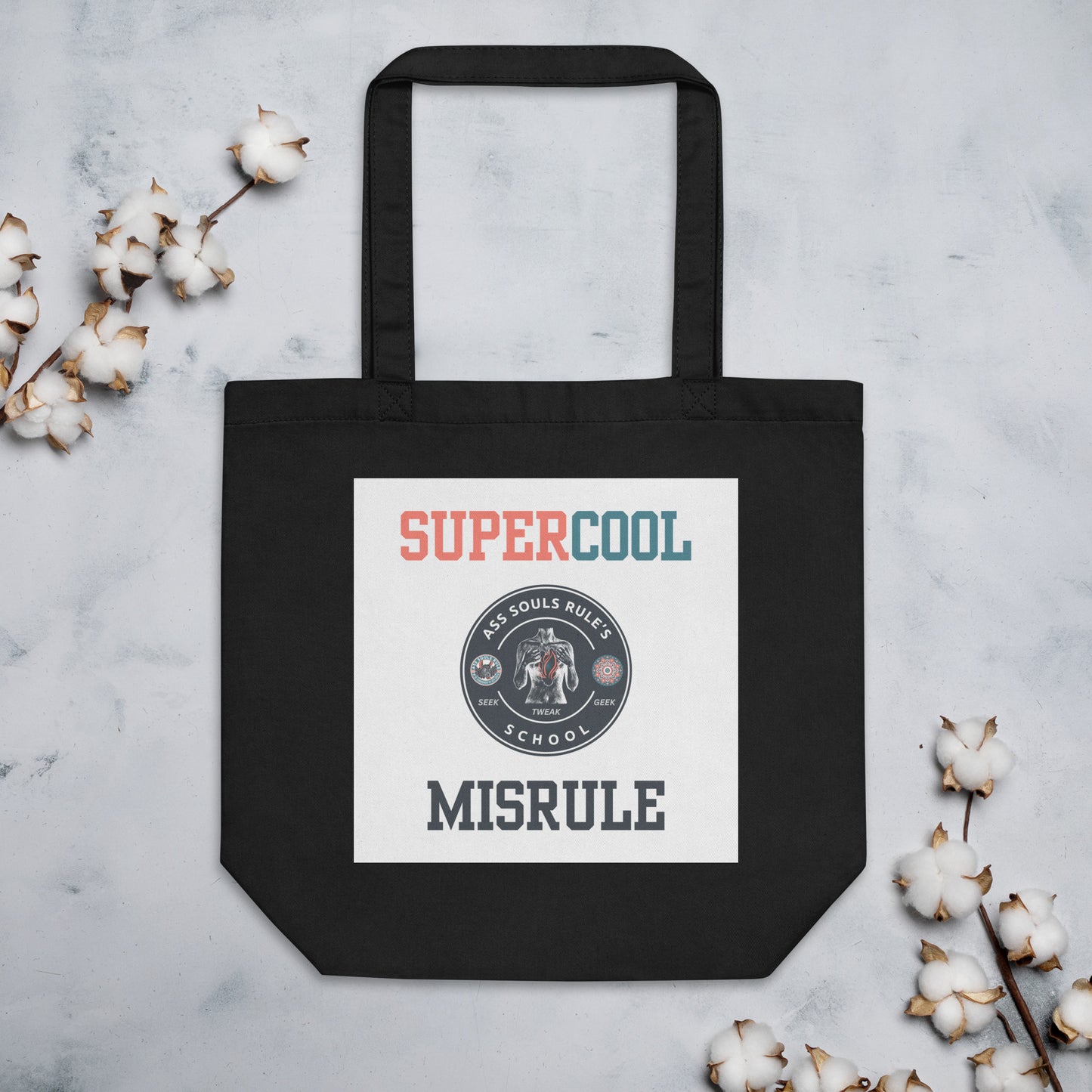 SuperCool MisRule eco tote bag