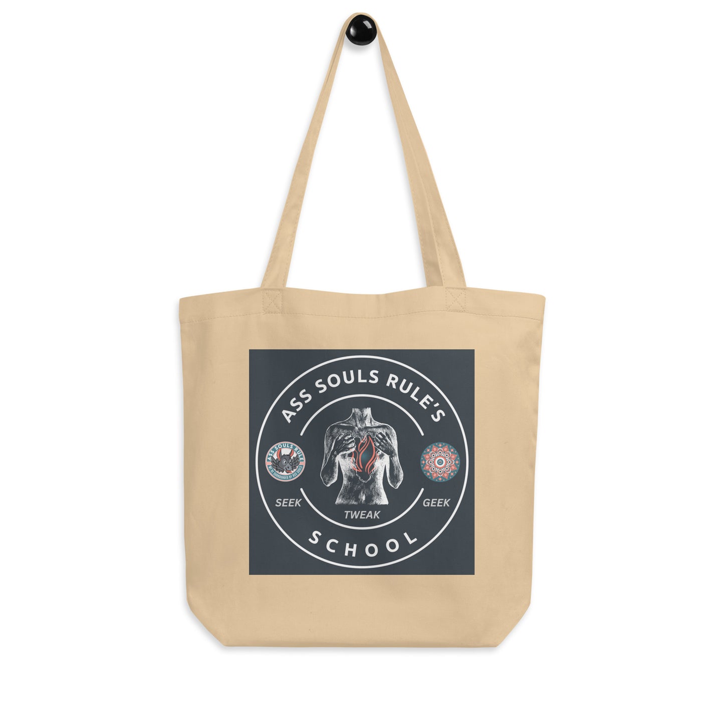 Ass Souls Rule's School eco tote bag