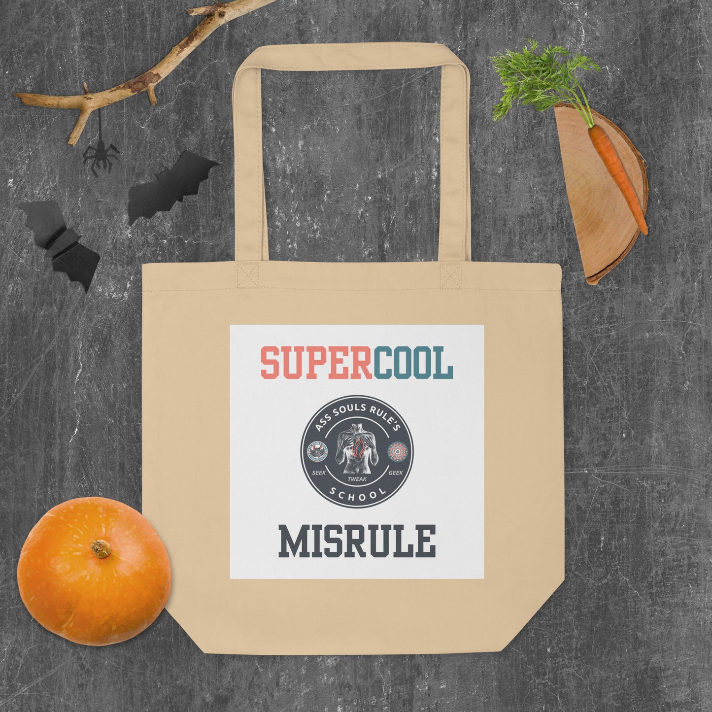 SuperCool MisRule eco tote bag