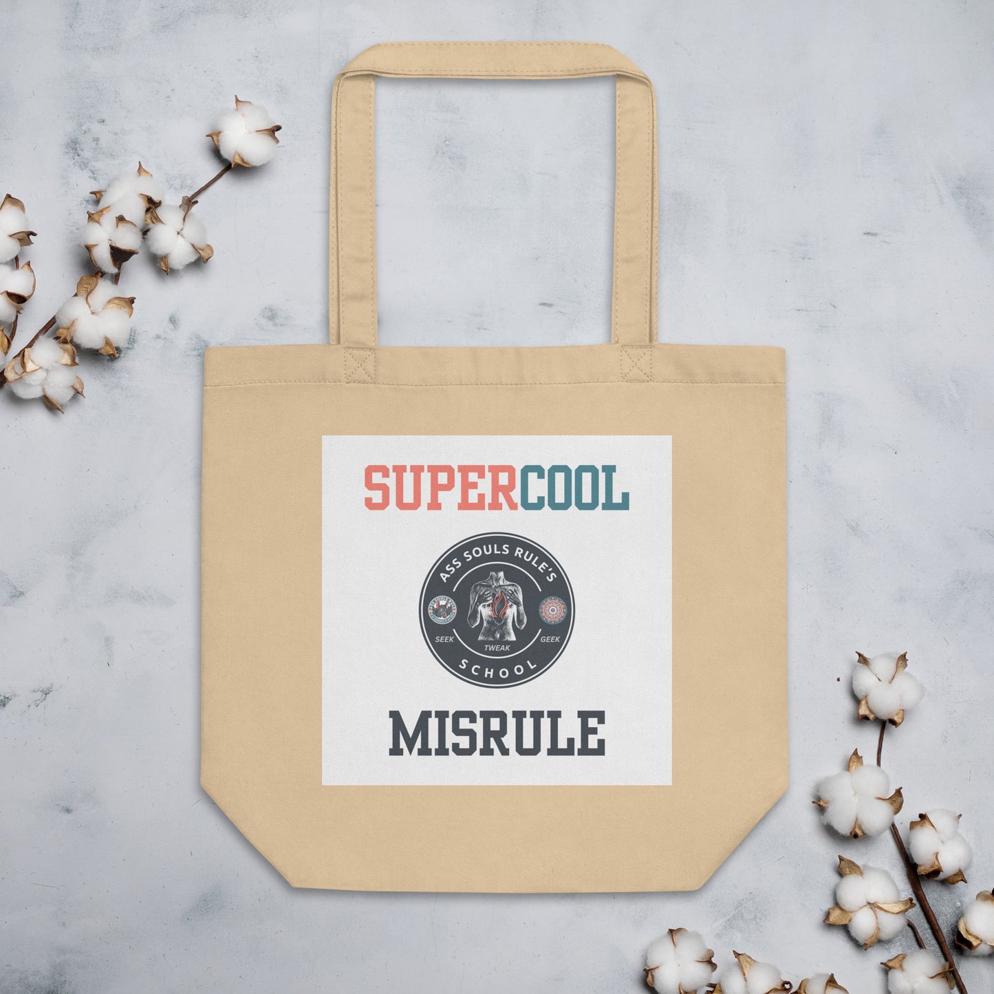 SuperCool MisRule eco tote bag