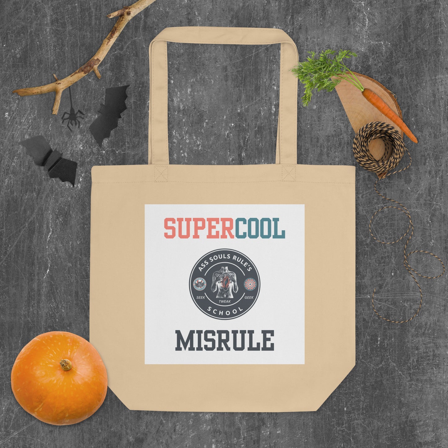 SuperCool MisRule eco tote bag