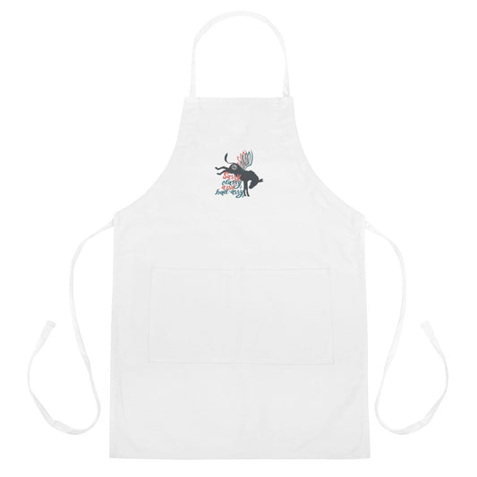 Sassy, Classy, & Bad Assy embroidered apron