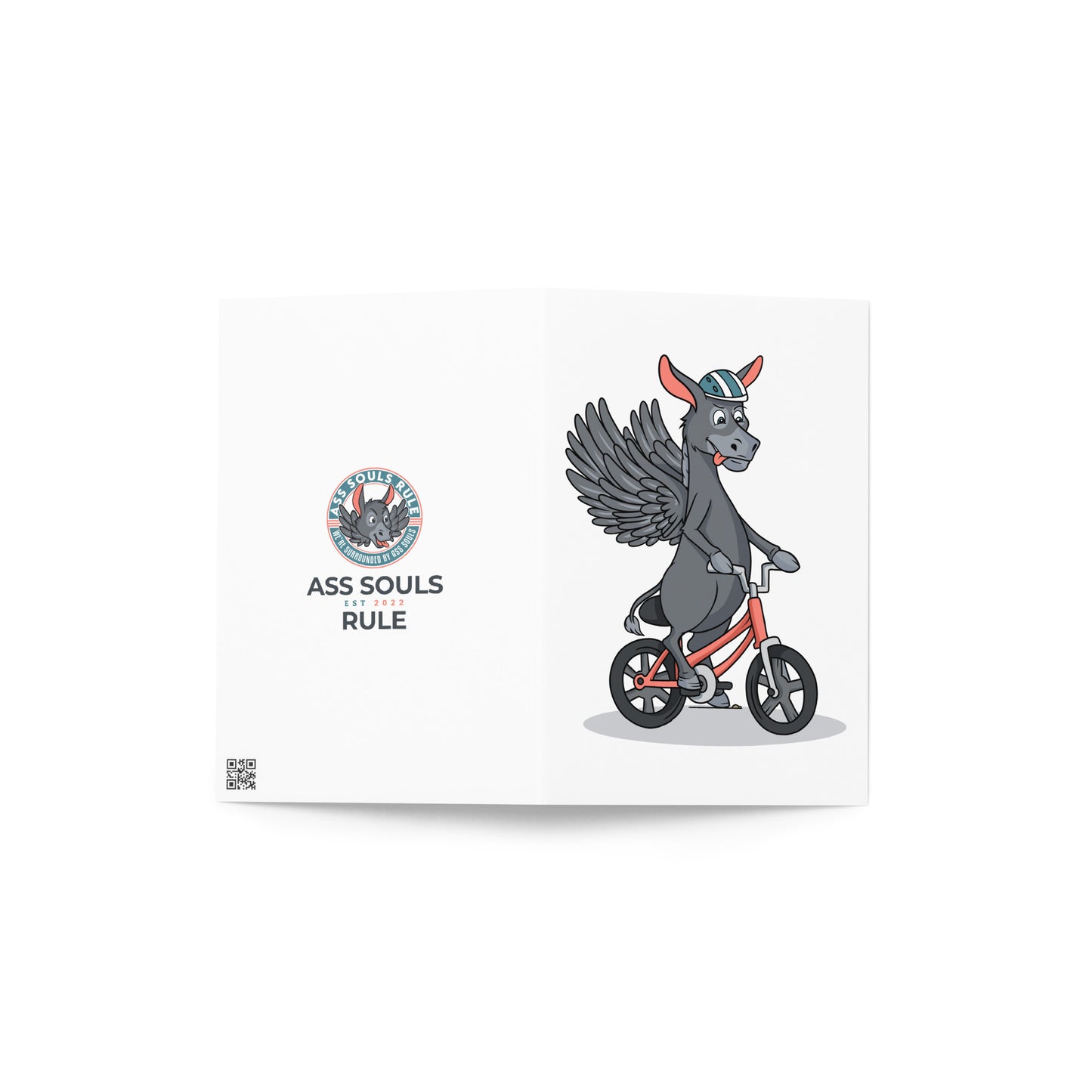 Acer Biking greeting card