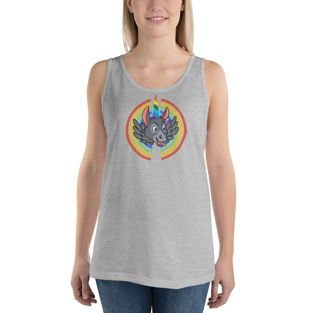 Rainbows & Unicorns unisex tank top