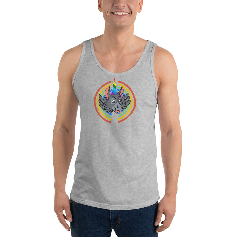 Rainbows & Unicorns unisex tank top