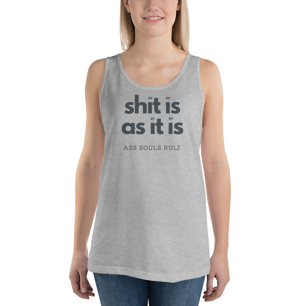 Shit Is As It Is men's tank top