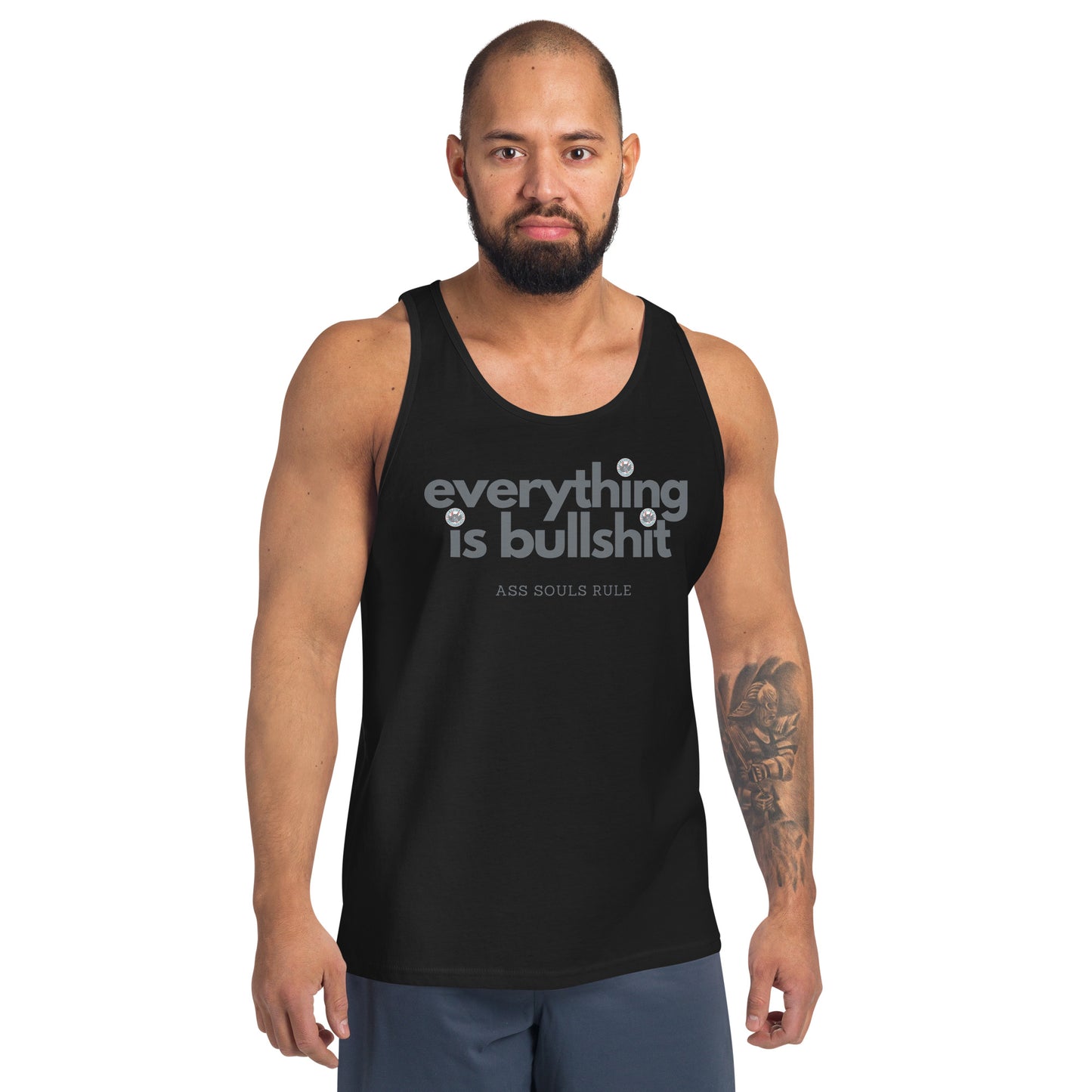 Everything is Bullshit unisex tank top