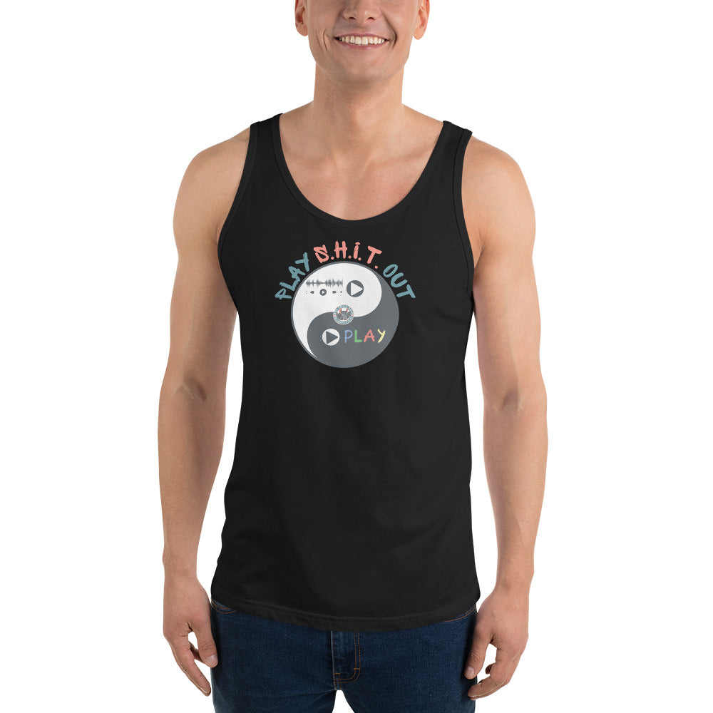 play S.H.I.T. out unisex tank top