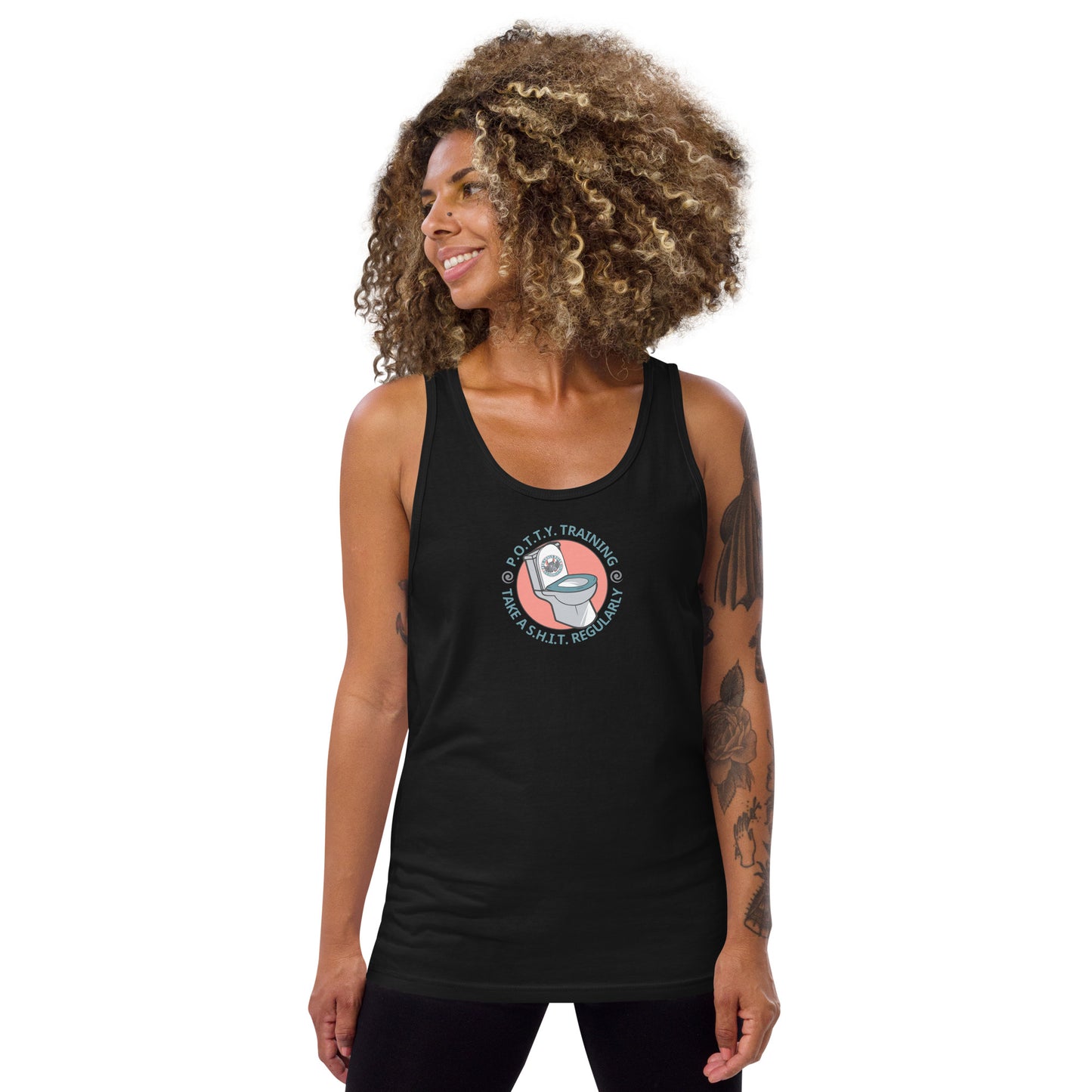 P.O.T.T.Y. Training unisex tank top