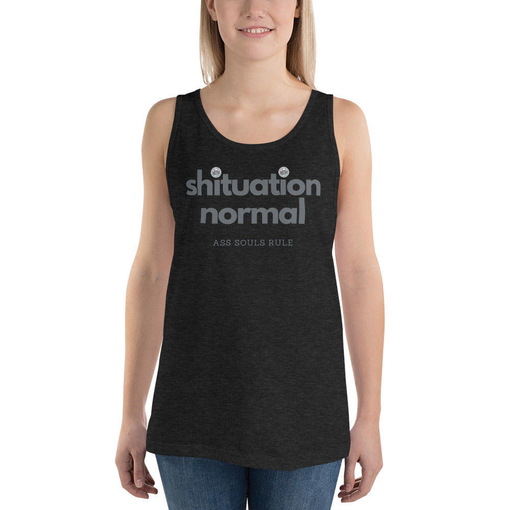 Shituation Normal unisex tank top