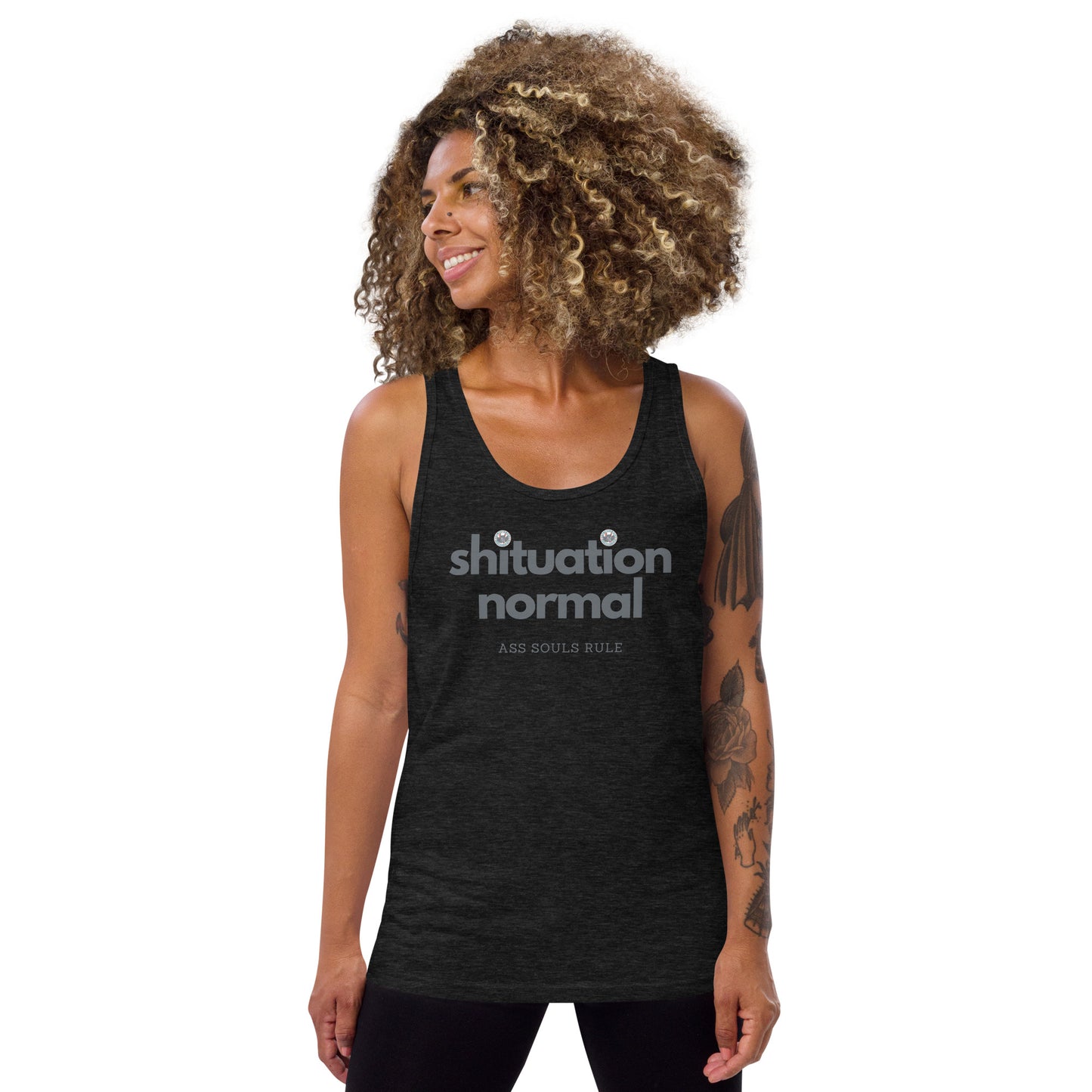 Shituation Normal unisex tank top