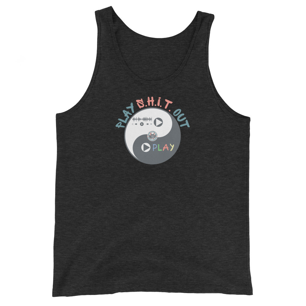 play S.H.I.T. out unisex tank top