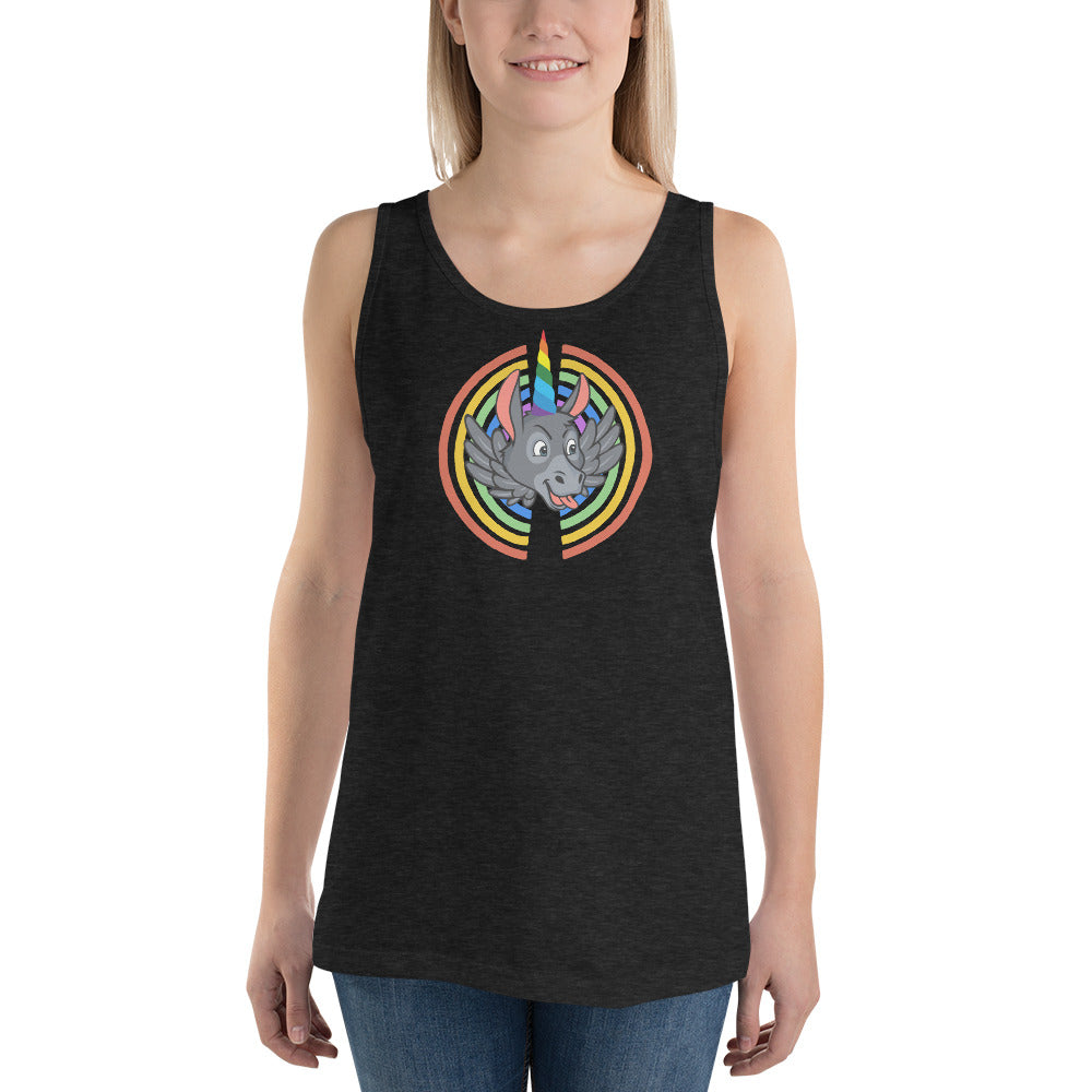 Rainbows & Unicorns unisex tank top