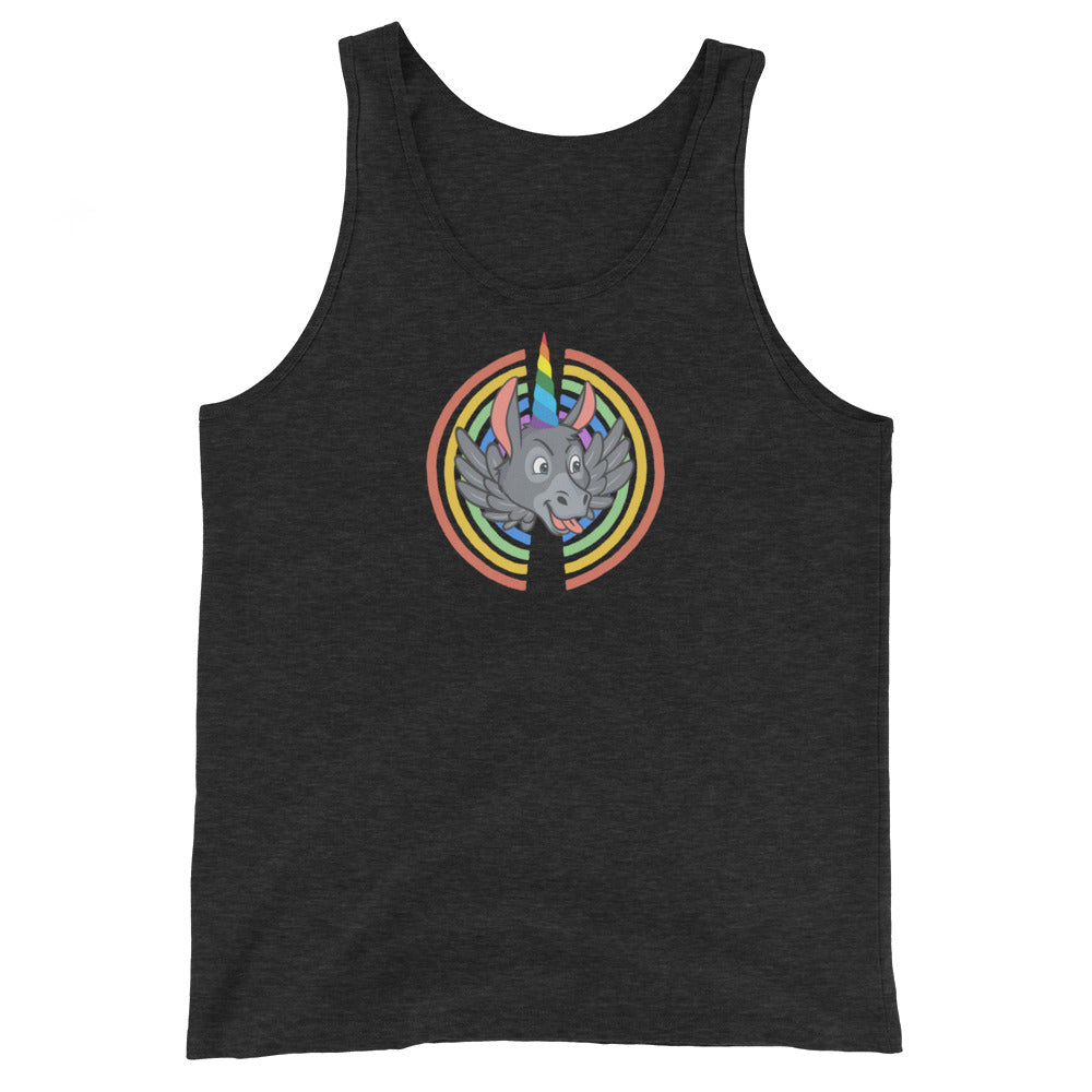 Rainbows & Unicorns unisex tank top