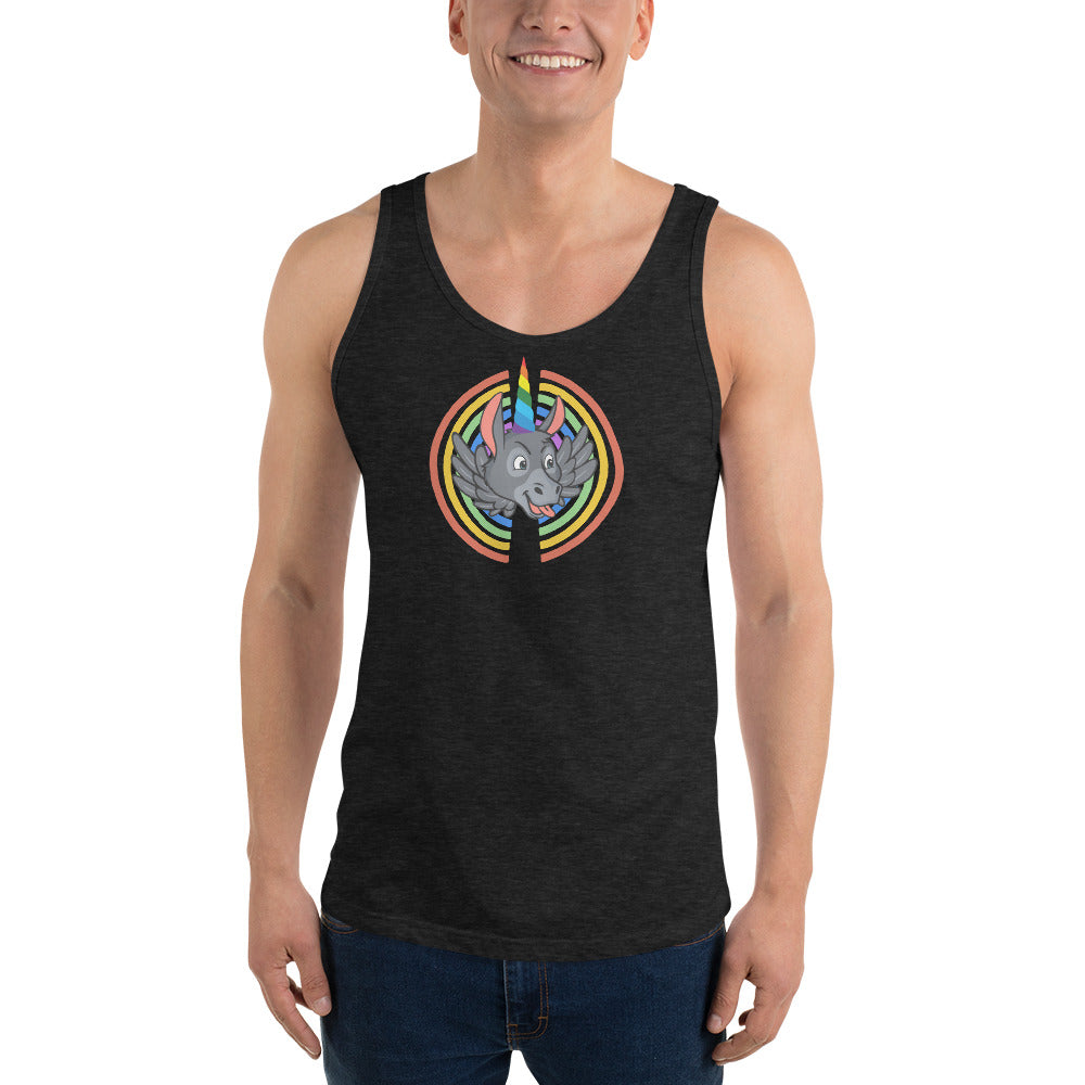 Rainbows & Unicorns unisex tank top