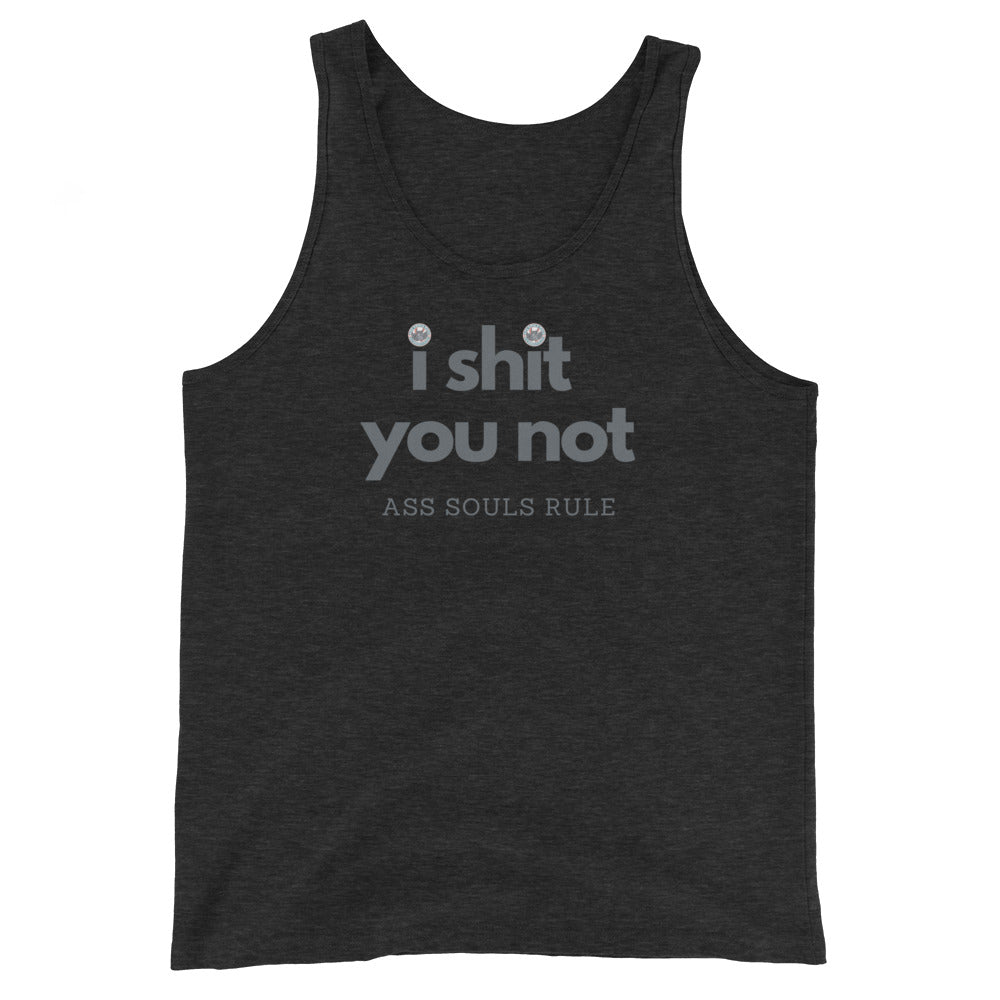 I Shit You Not unisex tank top