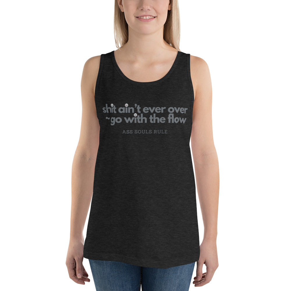 Go With the Flow unisex tank top