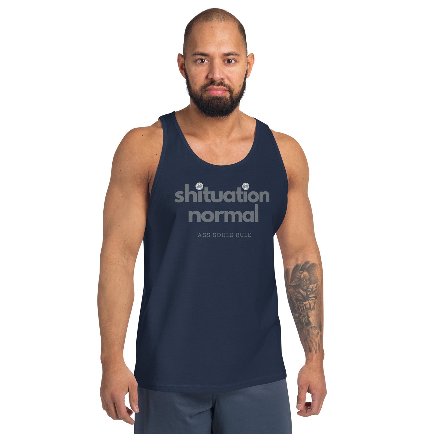 Shituation Normal unisex tank top