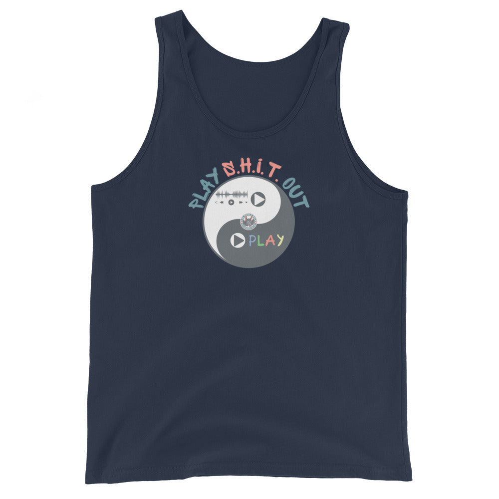 play S.H.I.T. out unisex tank top