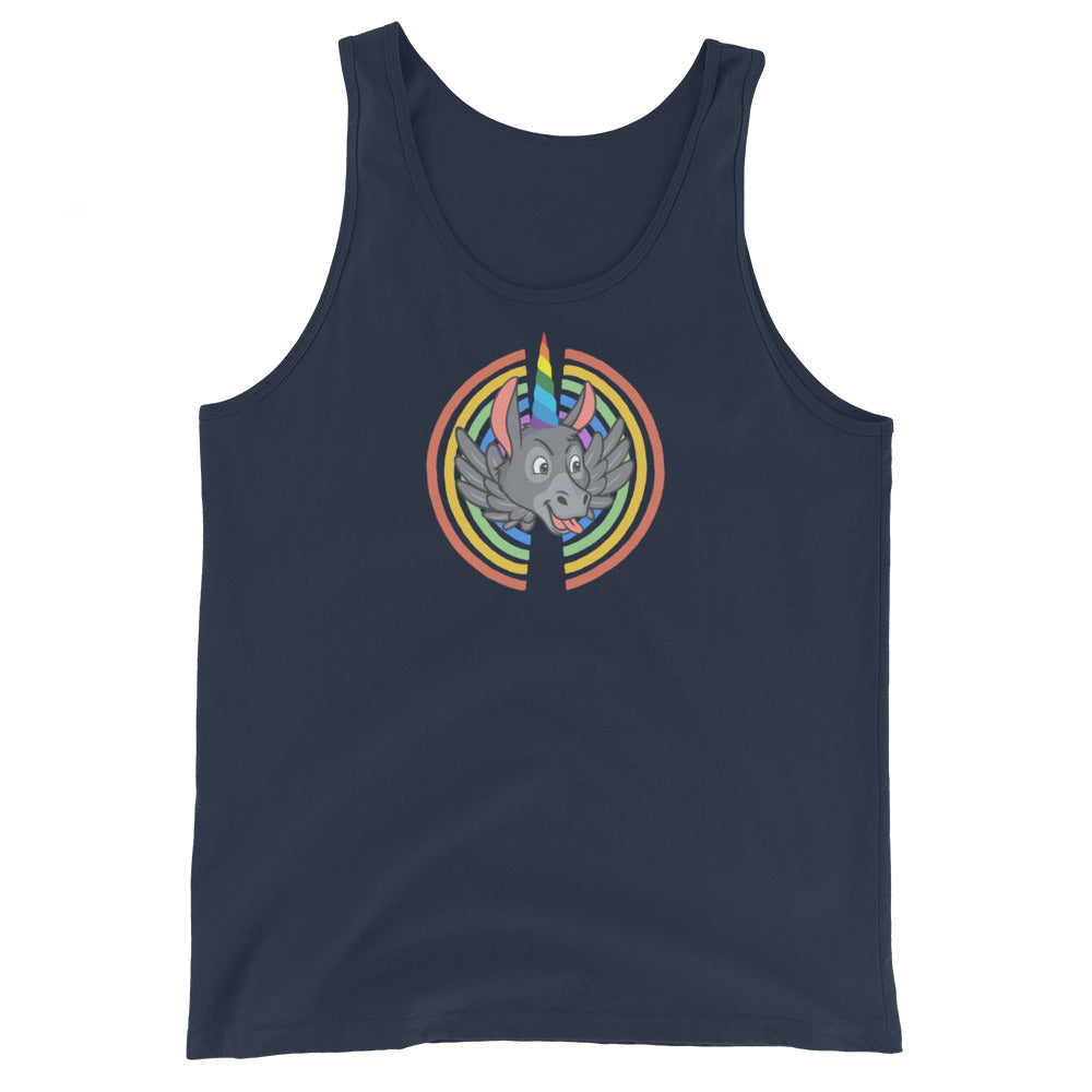 Rainbows & Unicorns unisex tank top