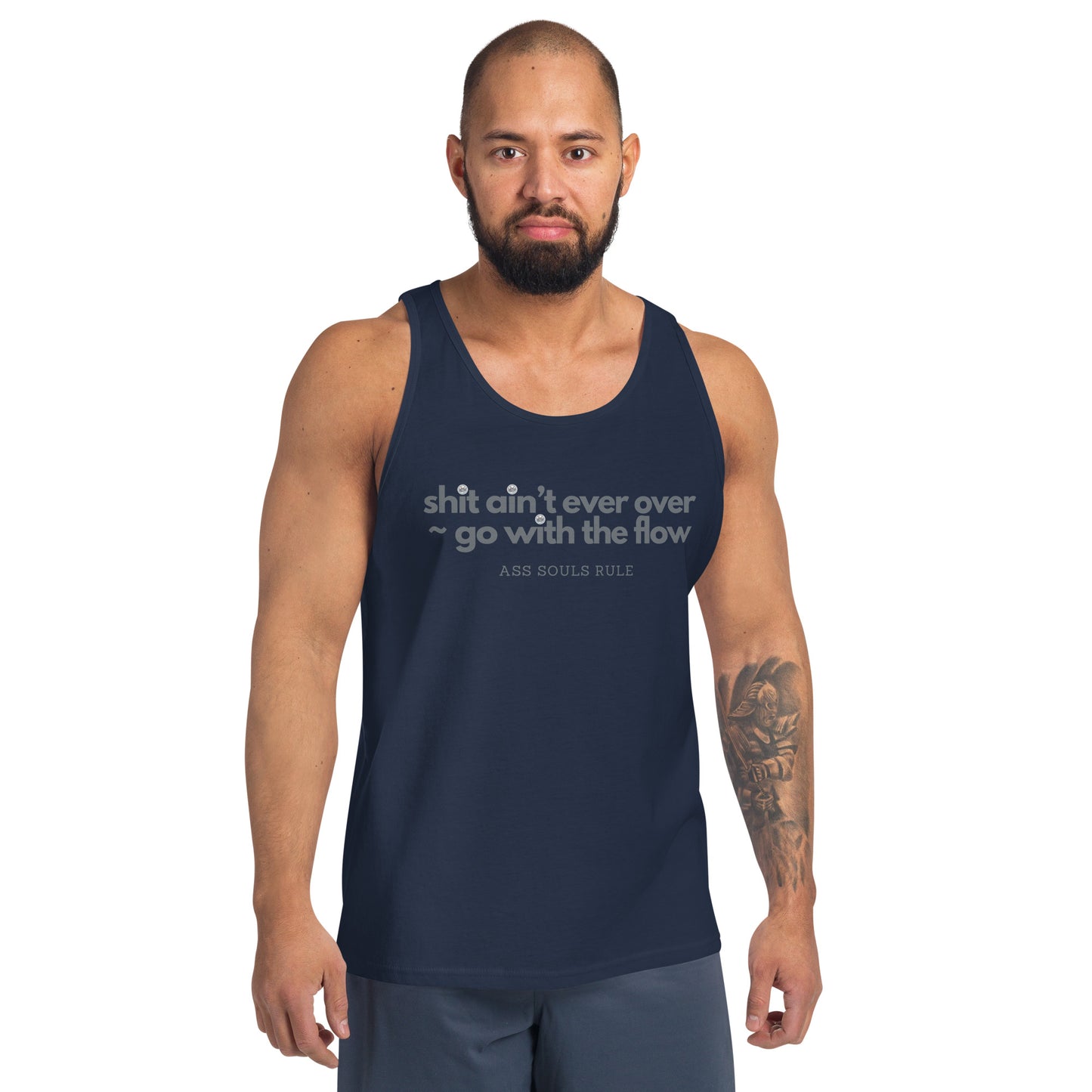 Go With the Flow unisex tank top