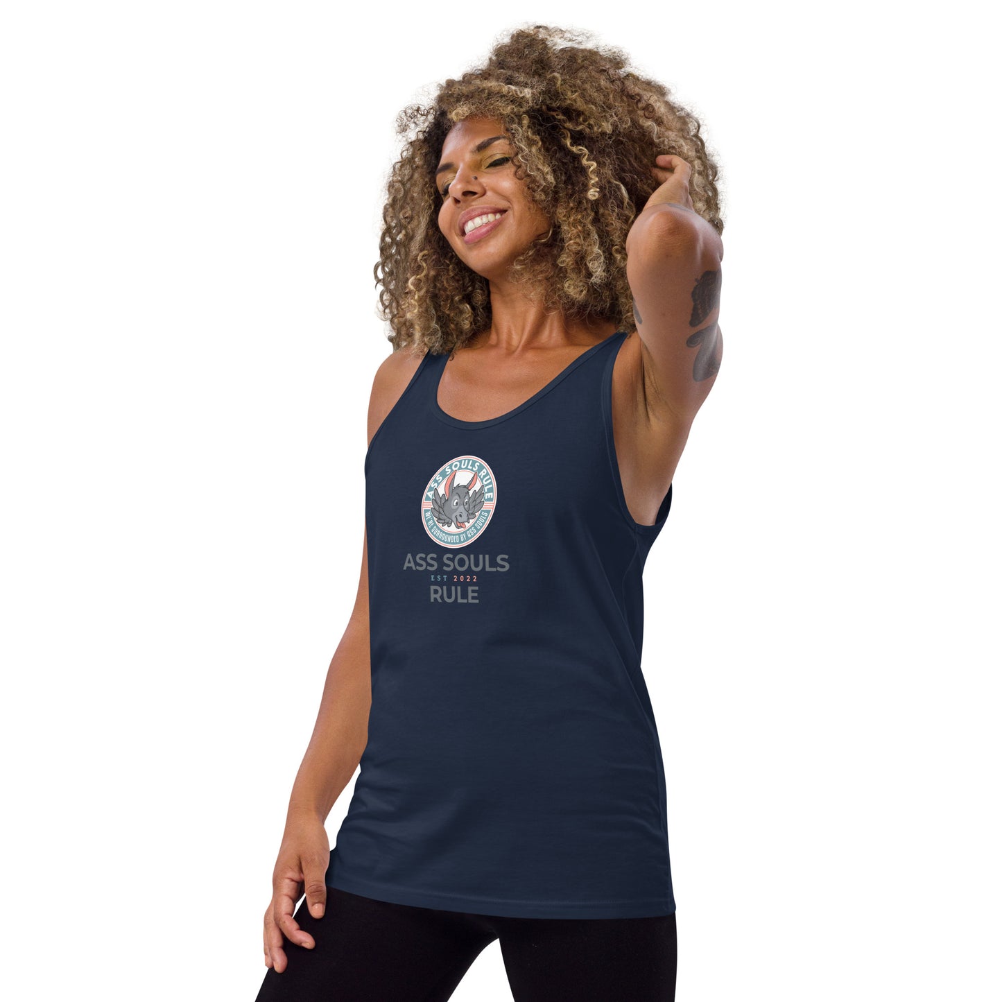 ASR Logo Est unisex tank top