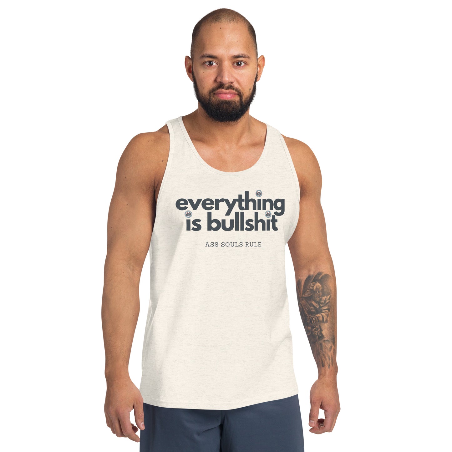 Everything is Bullshit unisex tank top