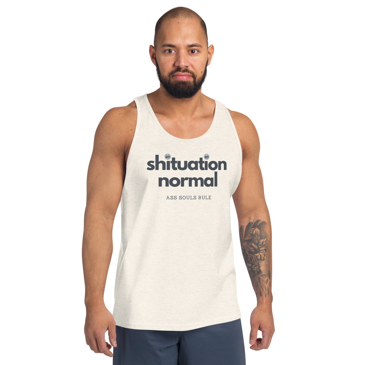 Shituation Normal unisex tank top