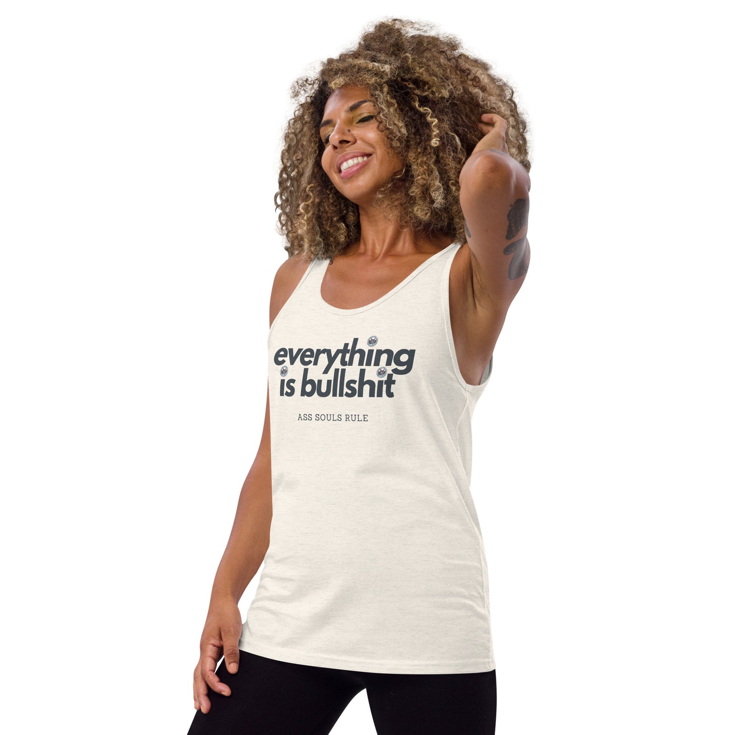 Everything is Bullshit unisex tank top