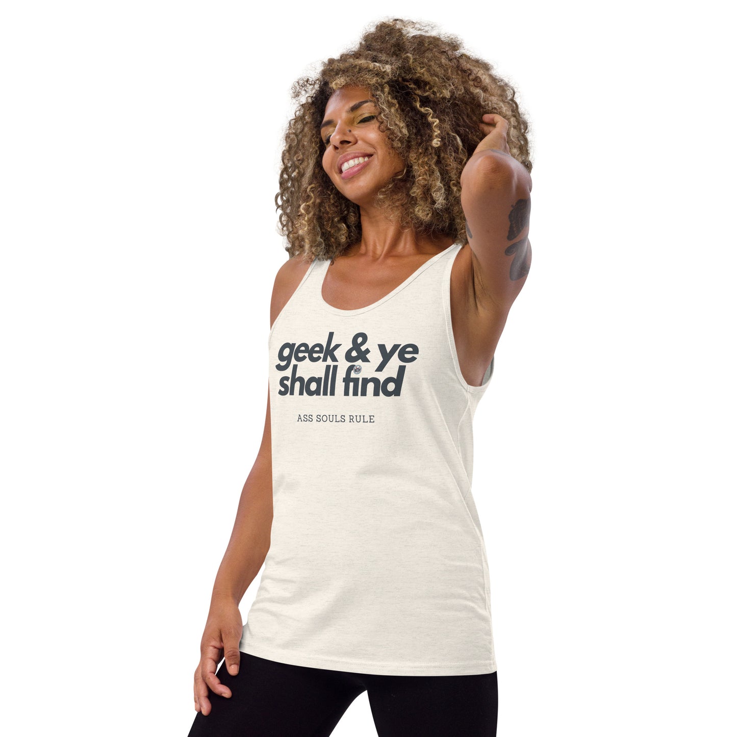 Geek & Ye Shall Find unisex tank top