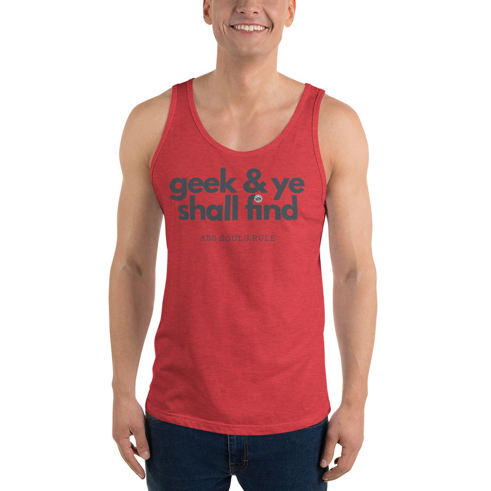 Geek & Ye Shall Find unisex tank top