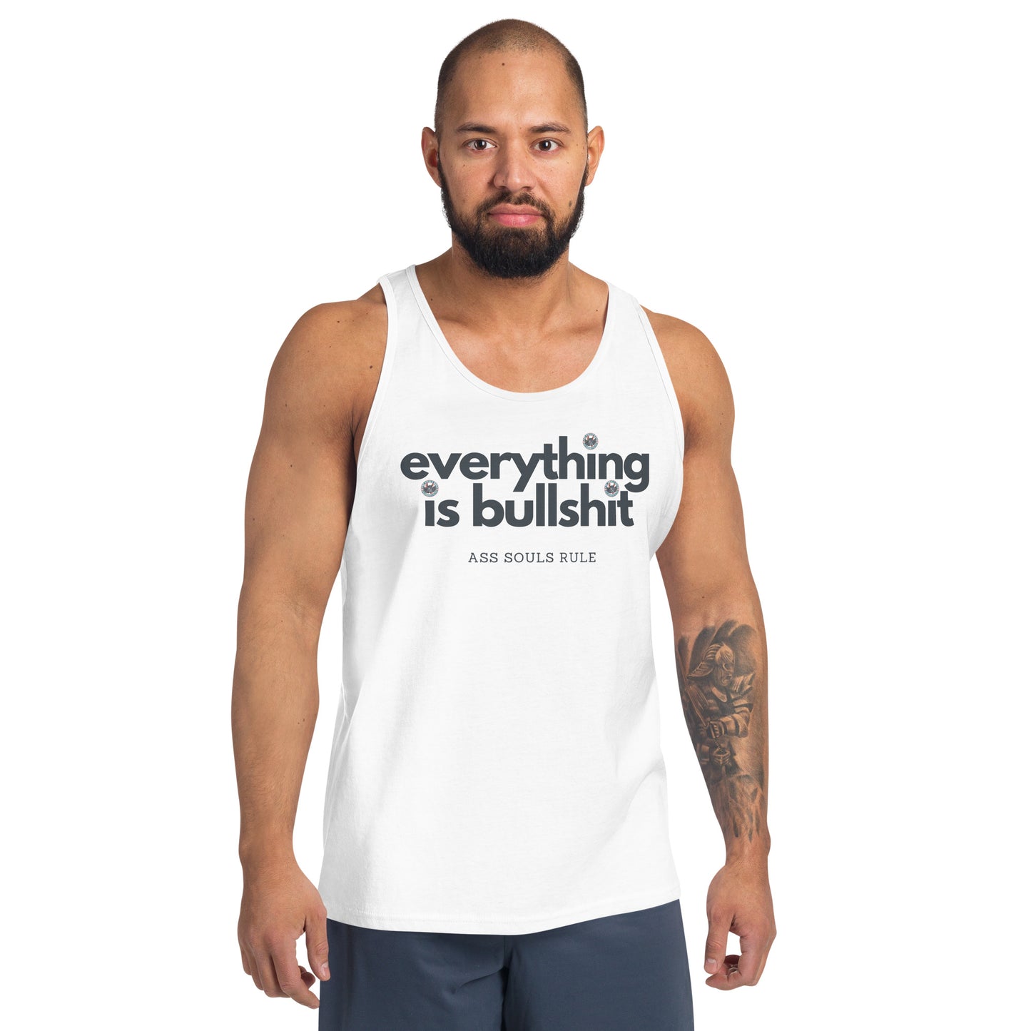 Everything is Bullshit unisex tank top