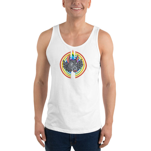 Rainbows & Unicorns unisex tank top