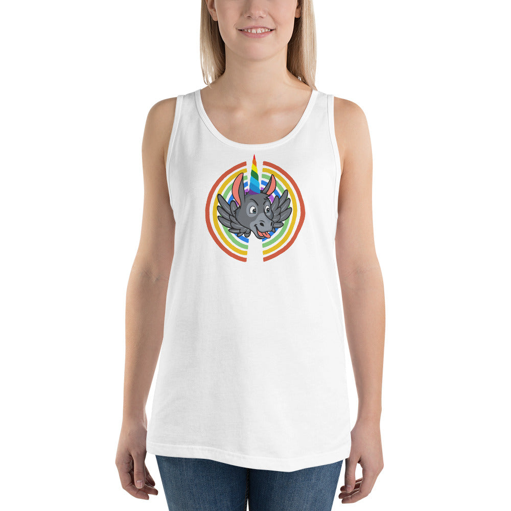 Rainbows & Unicorns unisex tank top