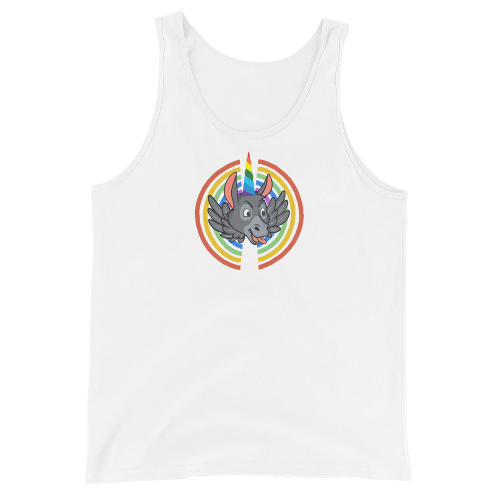 Rainbows & Unicorns unisex tank top