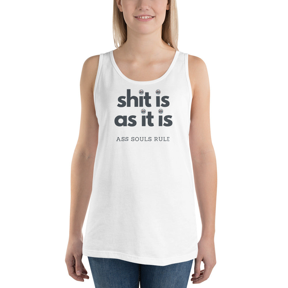 Shit Is As It Is men's tank top