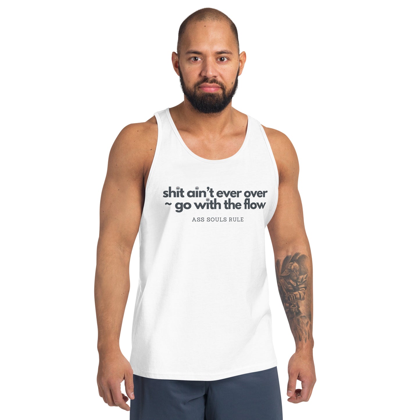 Go With the Flow unisex tank top