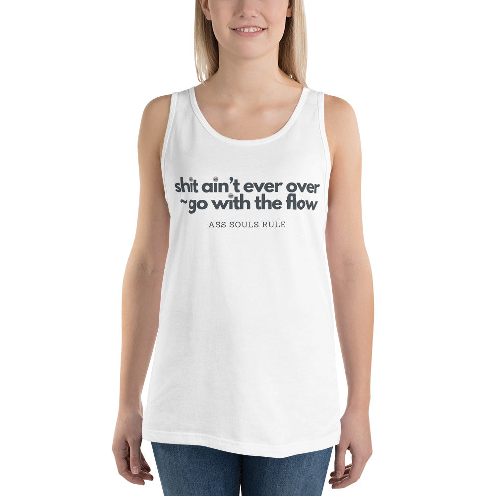 Go With the Flow unisex tank top