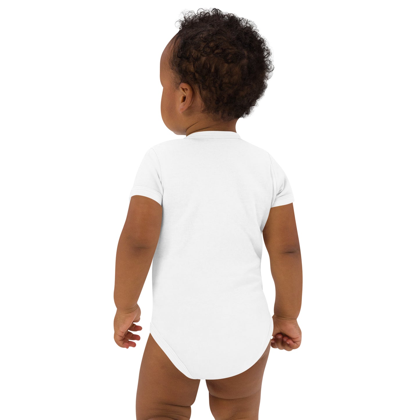 ASR organic cotton salmon baby bodysuit