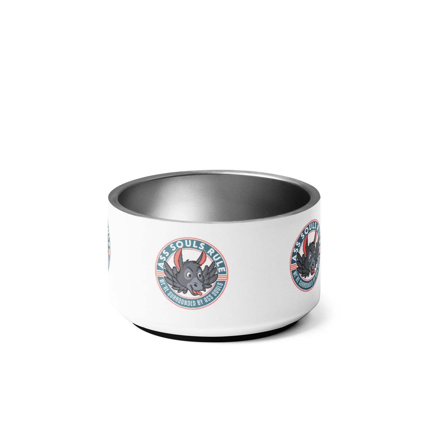 Logo of ASR pet bowl - white