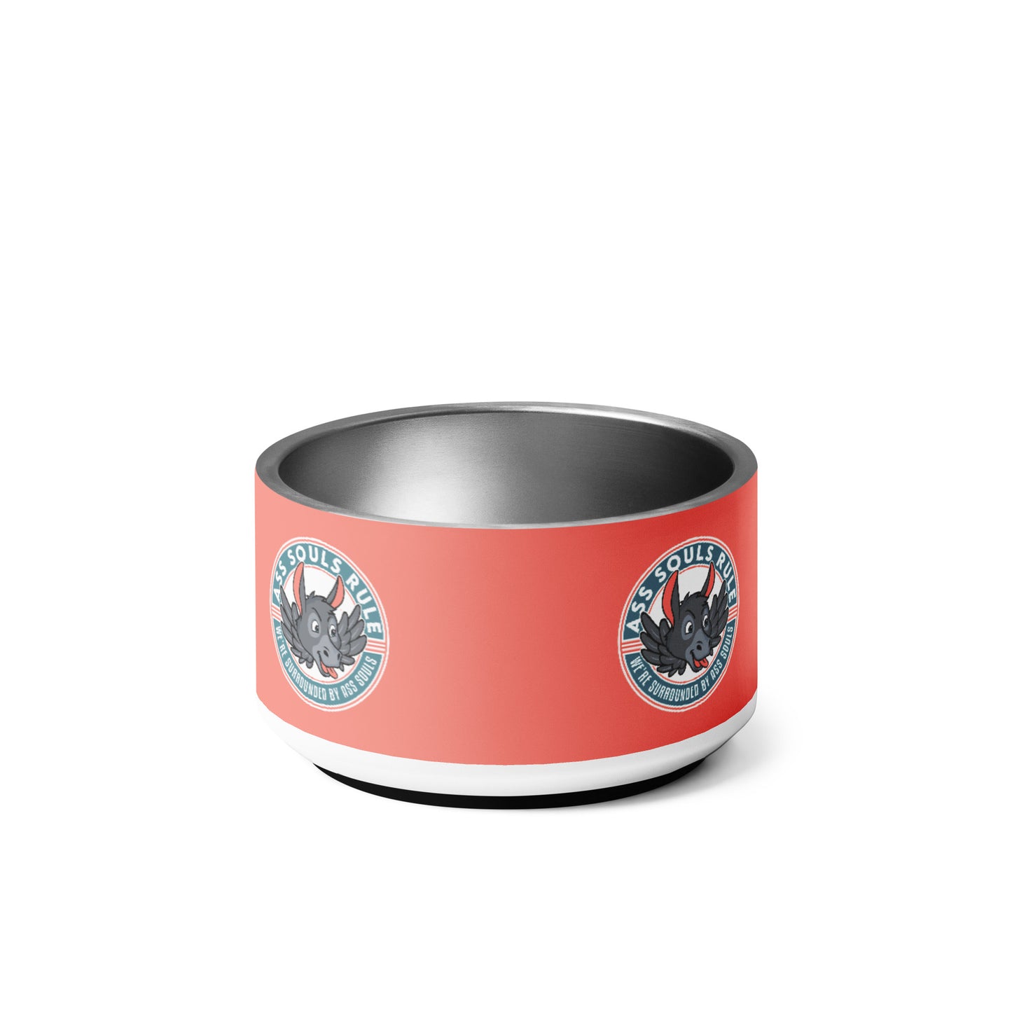 Logo of ASR pet bowl - salmon