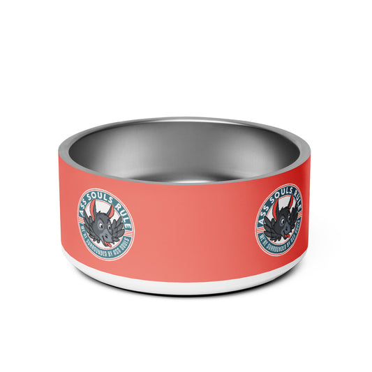 Logo of ASR pet bowl - salmon