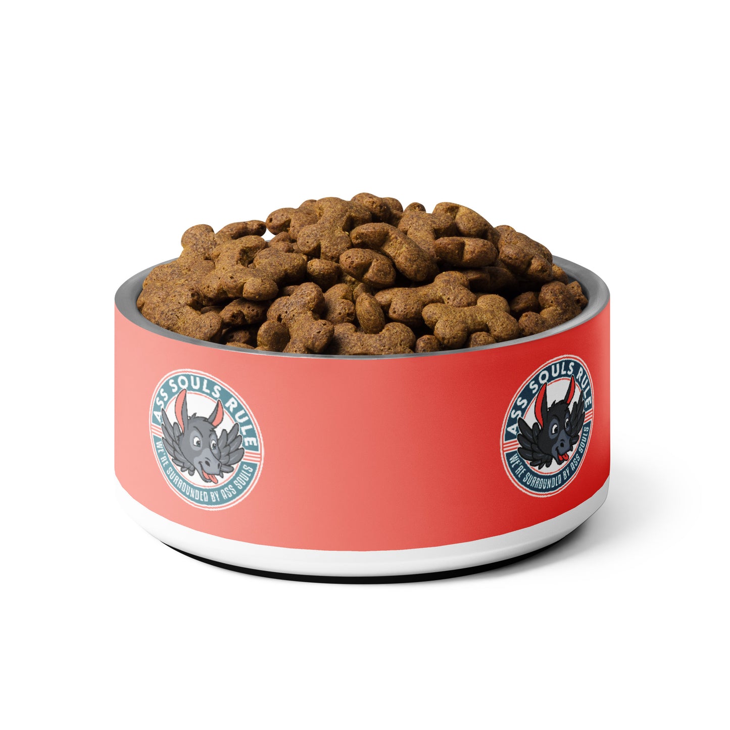 Logo of ASR pet bowl - salmon