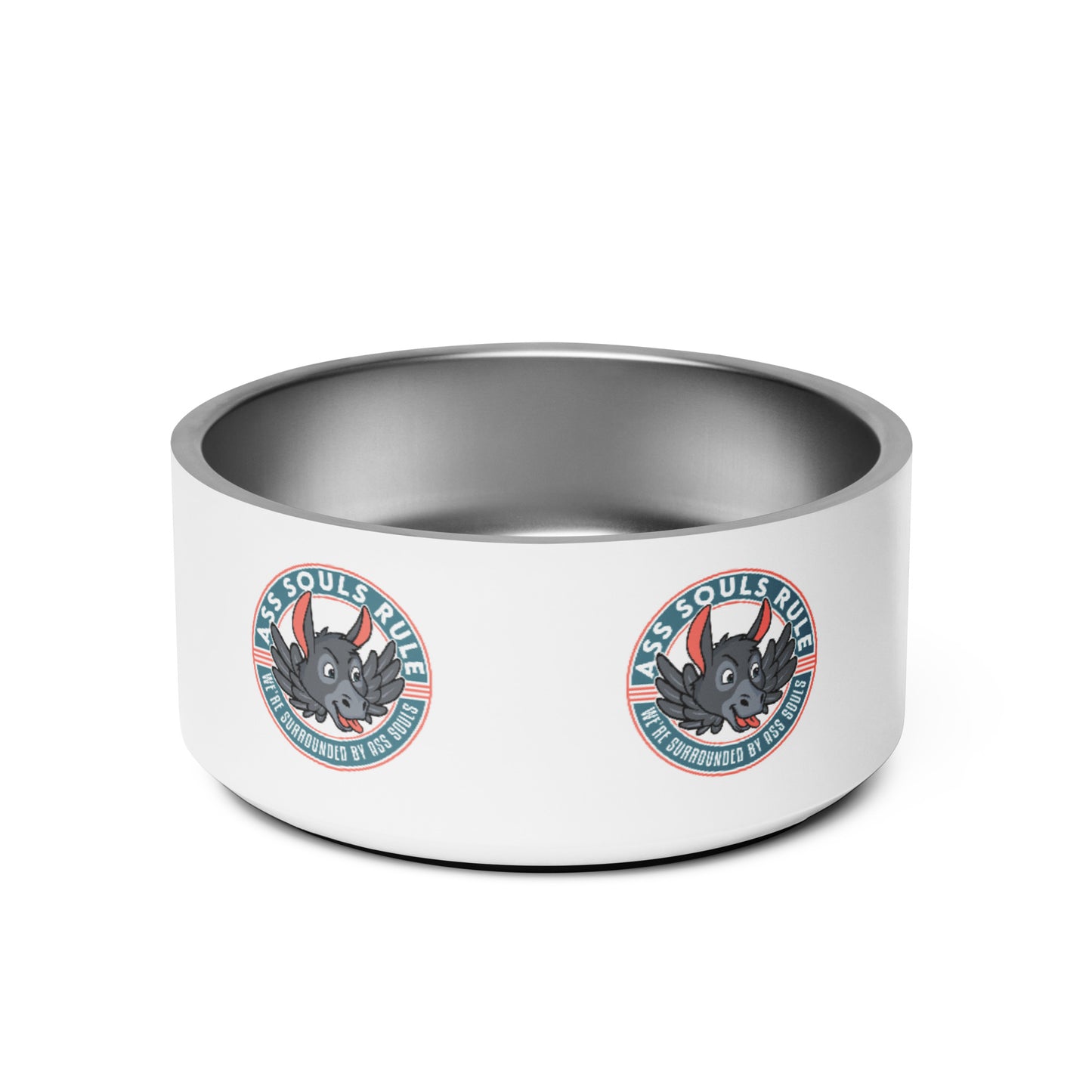 Logo of ASR pet bowl - white