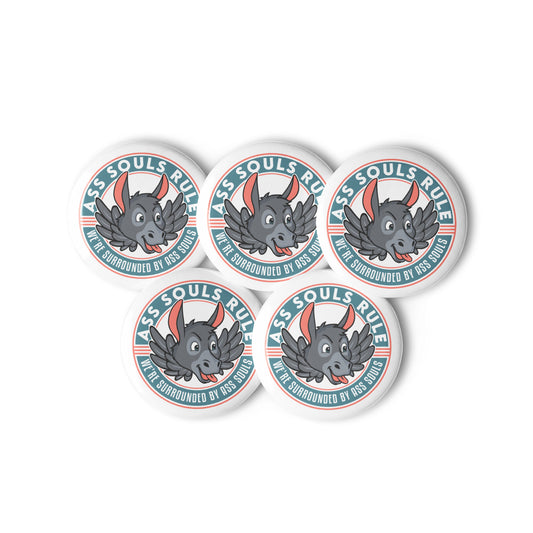 ASR set of pin buttons