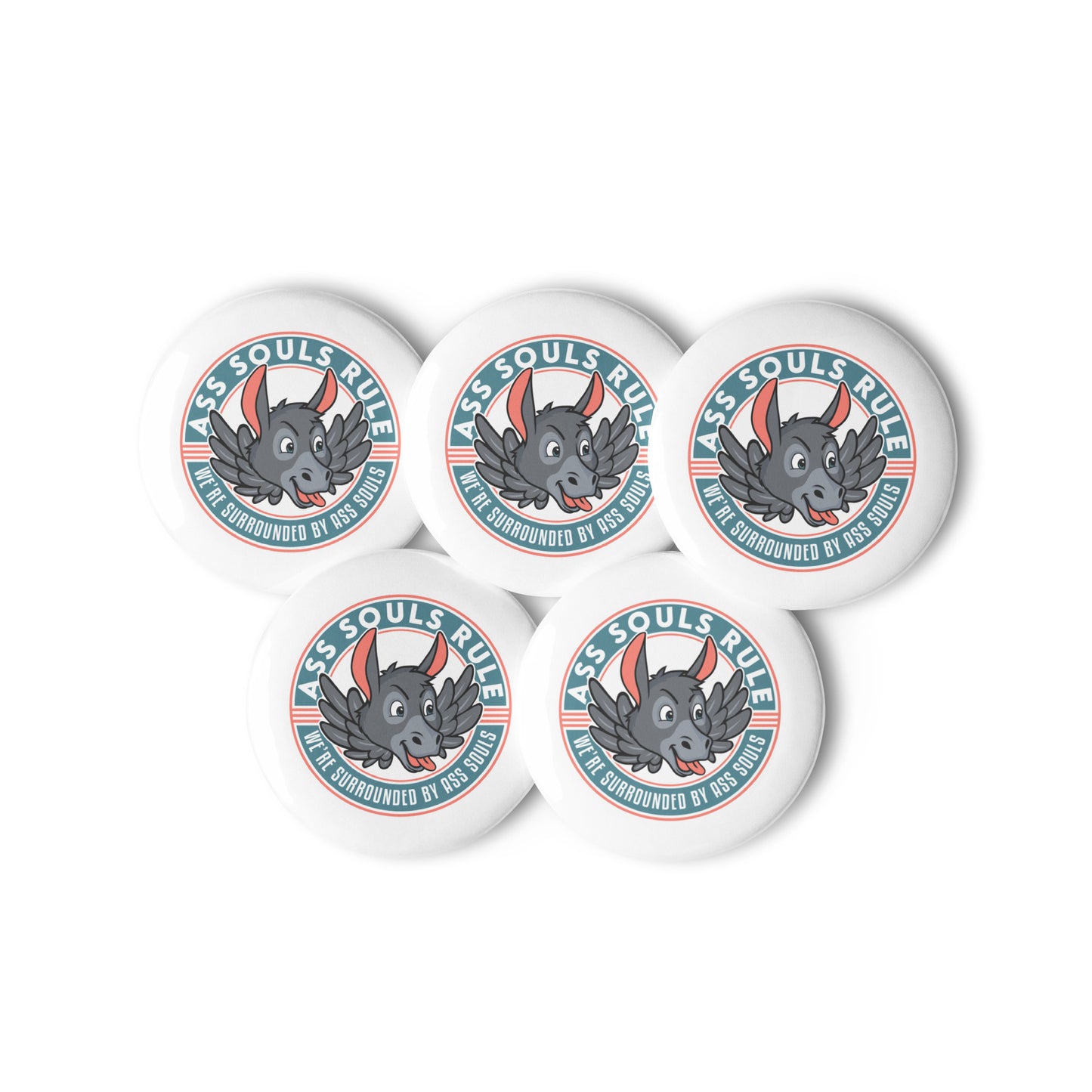 ASR set of pin buttons