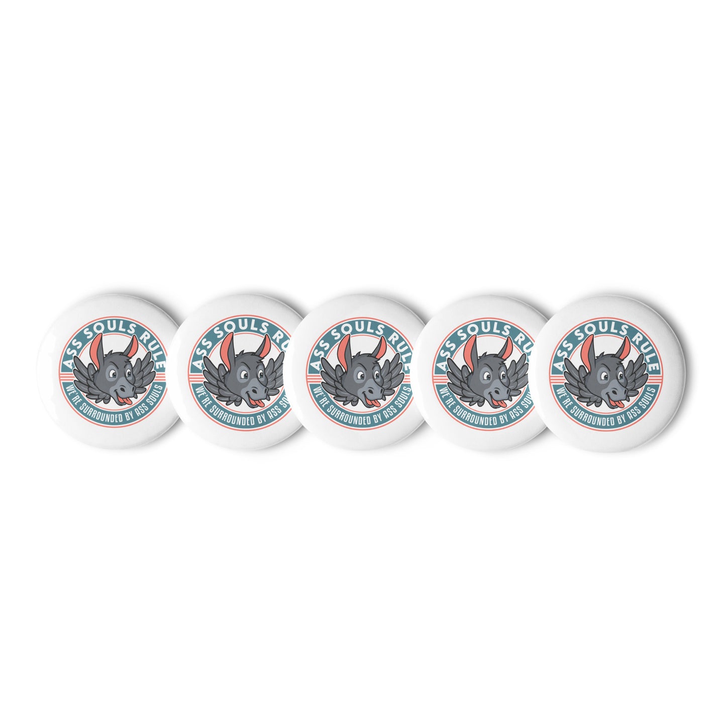 ASR set of pin buttons