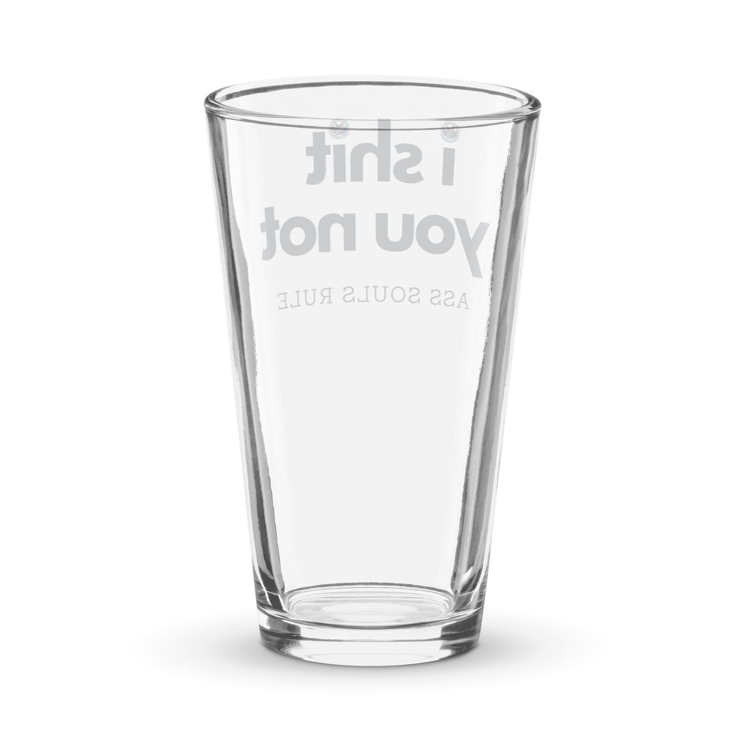 I Shit You Not shaker pint glass